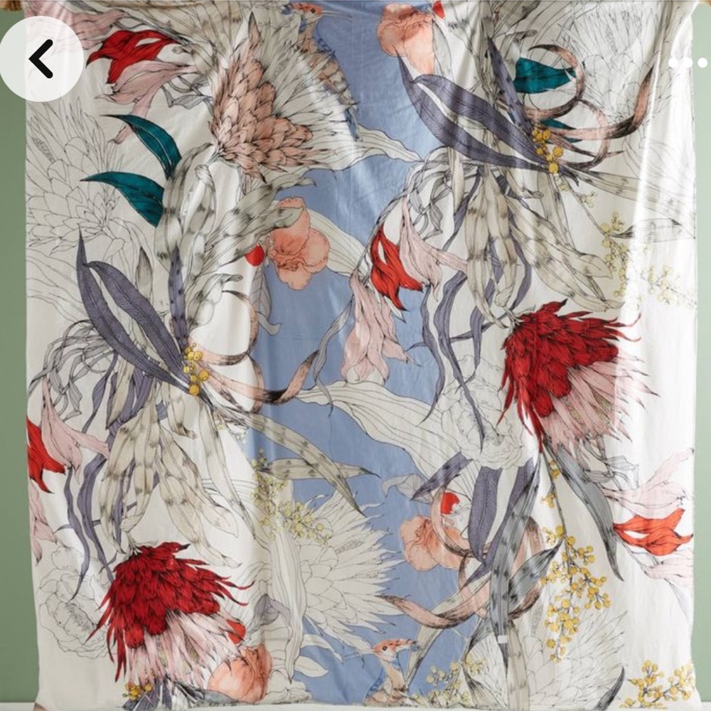 ISO Longina Sketched Songbird duvet, shams, pillowcase, or more.